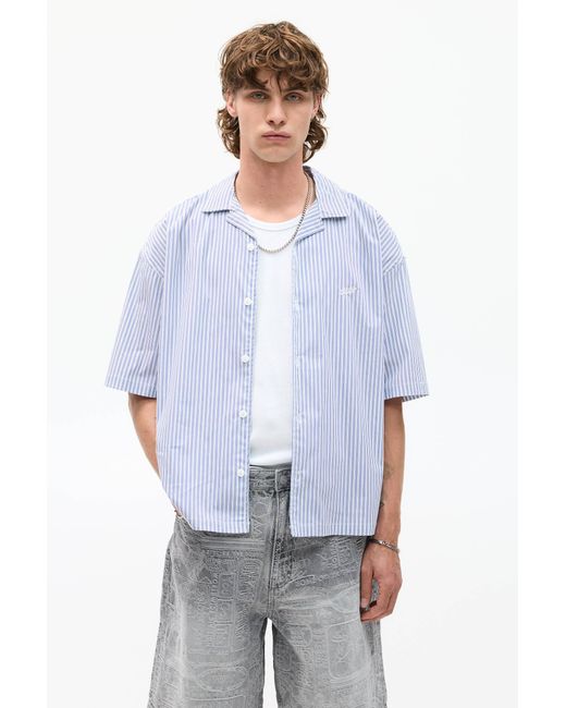 Pull&Bear Kurzarm-Hemd Mit Stwd in White für Herren
