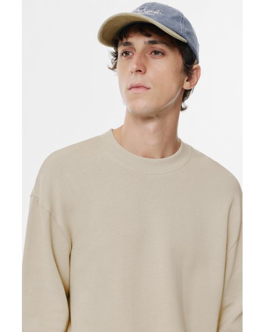 Pull&Bear Langarmshirt Mit Struktur in Natural für Herren