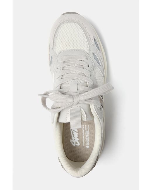 Pull&Bear White Stwd Multi-Piece Trainers