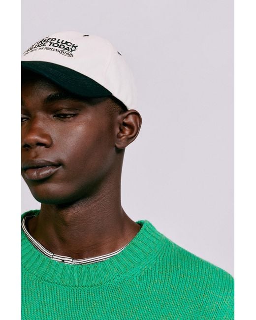 Cappello Keep Luck Close Today di Pull&Bear in White da Uomo