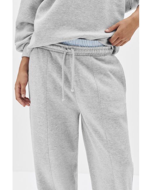 Pull&Bear Gray Cuffed Tracksuit Bottoms