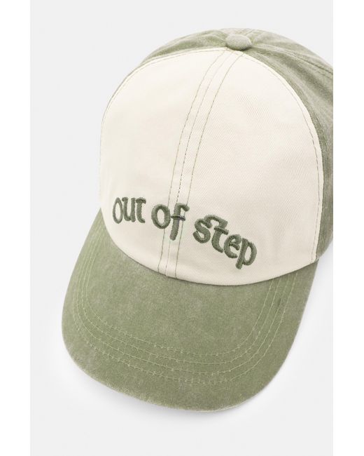 Pull&Bear Green Contrast Cap for men