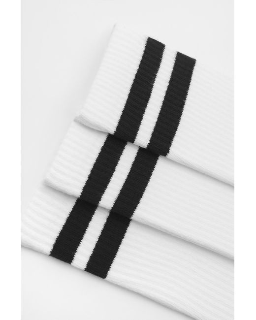 Pull&Bear White Sports Socks for men