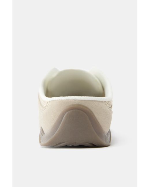 Pull&Bear Blue Leather Slingback Trainers