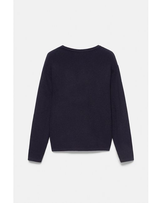 Pull Col Henley Pull&Bear pour homme en coloris Blue