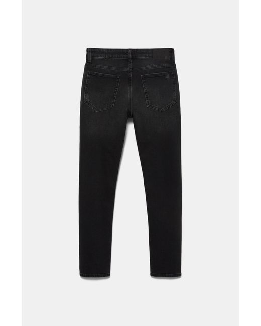 Jean Slim Déchiré Pull&Bear pour homme en coloris Gray