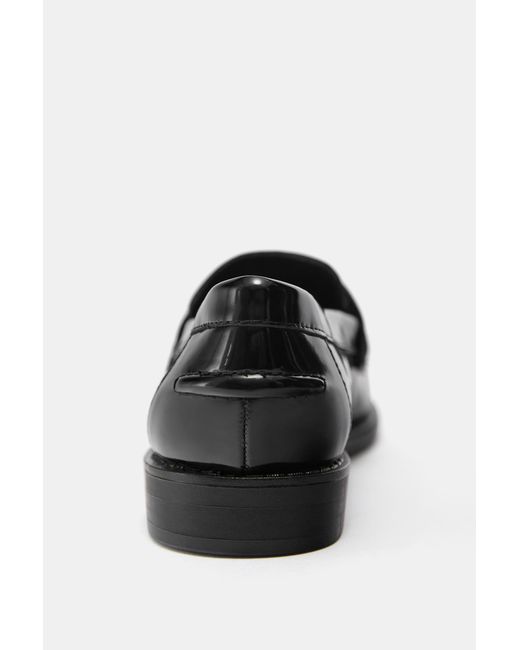 Pull&Bear Black Mokassins