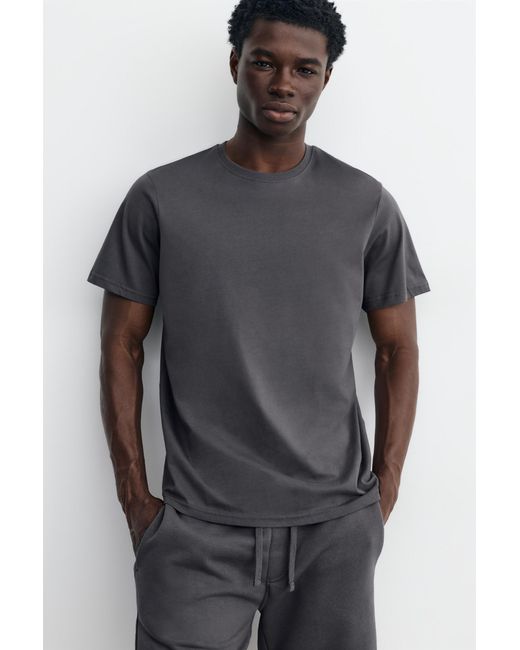 Pull&Bear Pack Joggingbermuda En T-Shirt in het Gray voor heren