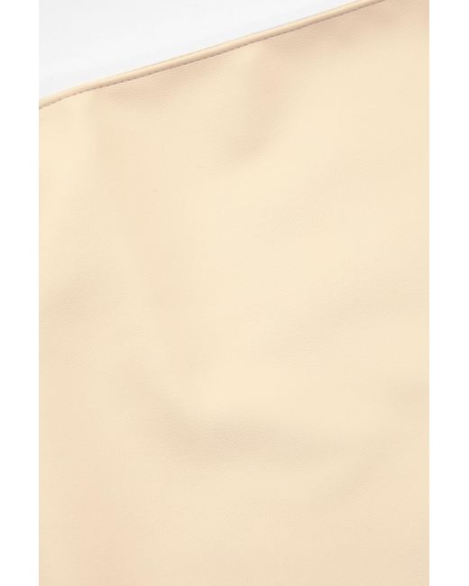 Pull&Bear White Leather Effect Bandana Belt