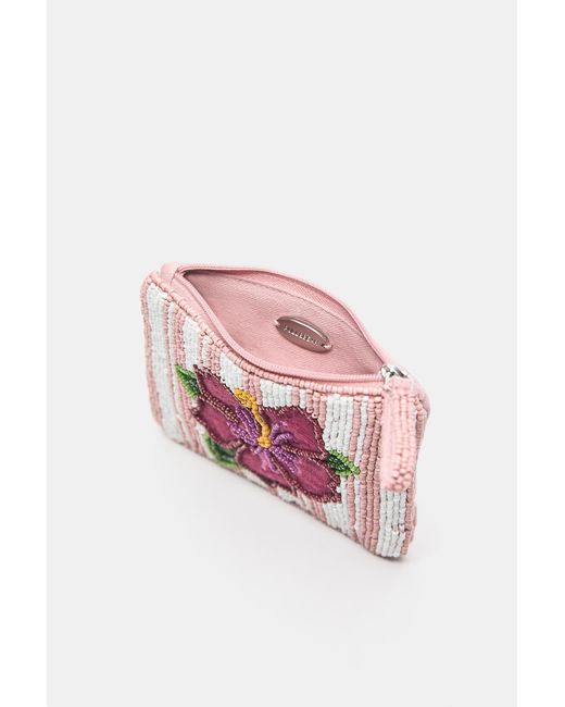 Pull&Bear Pink Geldbeutel Mit Blumenmuster