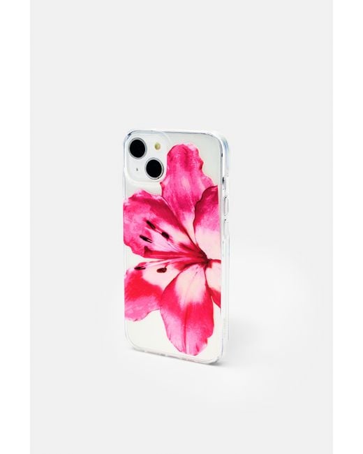 Coque Iphone Fleur Pull&Bear en coloris Pink