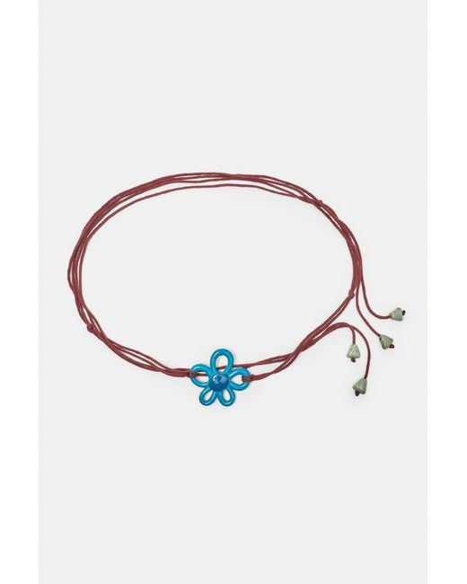 Pull&Bear Multicolor Floral Cord Belt