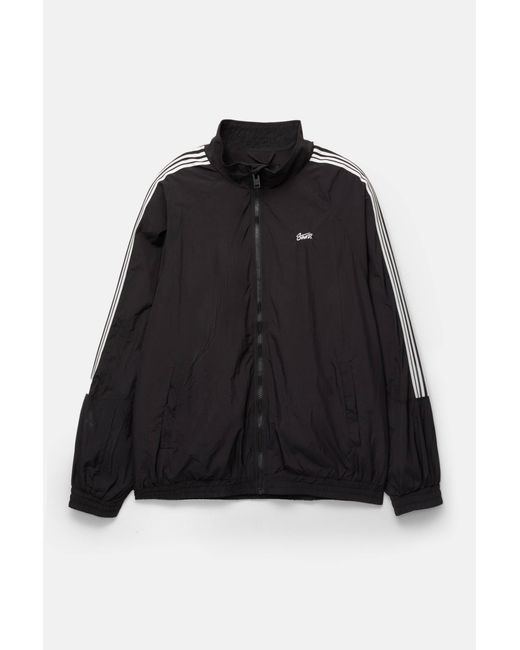 Pull&Bear Stwd-Regenjacke Mit Seitlichen Streifen in Blue für Herren