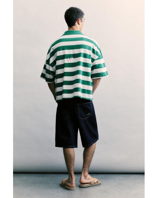 Polo Boxy Rayures Pull&Bear pour homme en coloris Blue