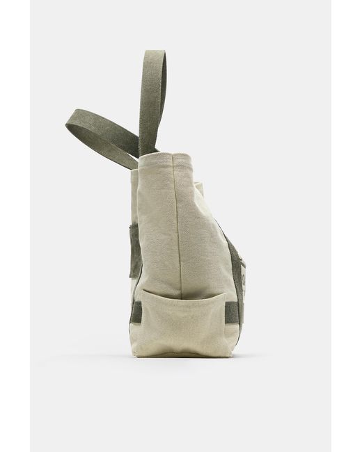 Pull&Bear Shopper Aus Canvas in Black für Herren
