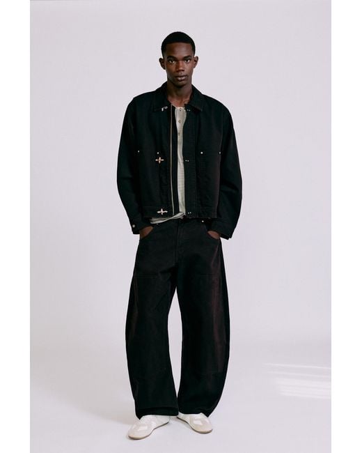 Giacca Con Alamari di Pull&Bear in Black da Uomo