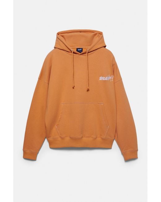 Pull&Bear Blue Stwd Star Hoodie for men