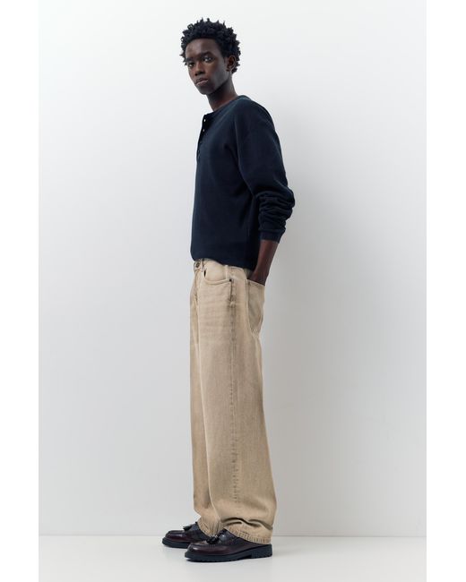 Pull&Bear Baggy Jeans in het Blue voor heren