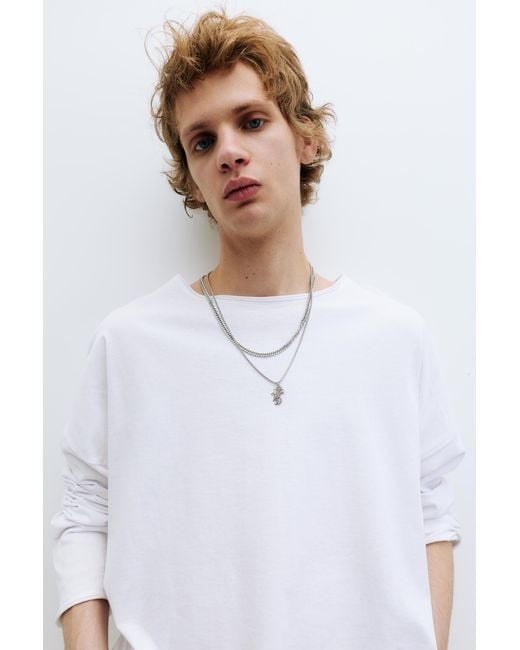 Pull&Bear Multicolor 2-Pack Of Stwd Necklaces for men