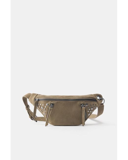 Marsupio Borchie di Pull&Bear in Gray