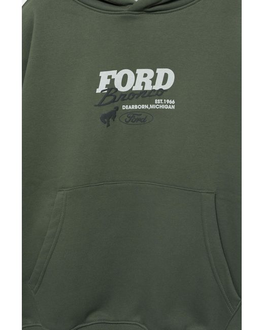 Pull&Bear Ford Bronco Capuchonsweater in het Green voor heren