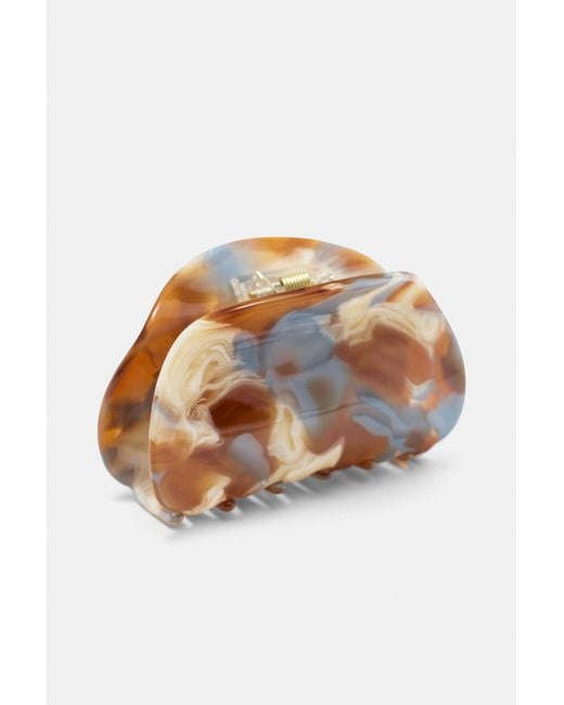 Pull&Bear White Printed Curved Hair Clip