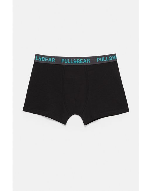 Pack 3 Boxer di Pull&Bear in Black da Uomo