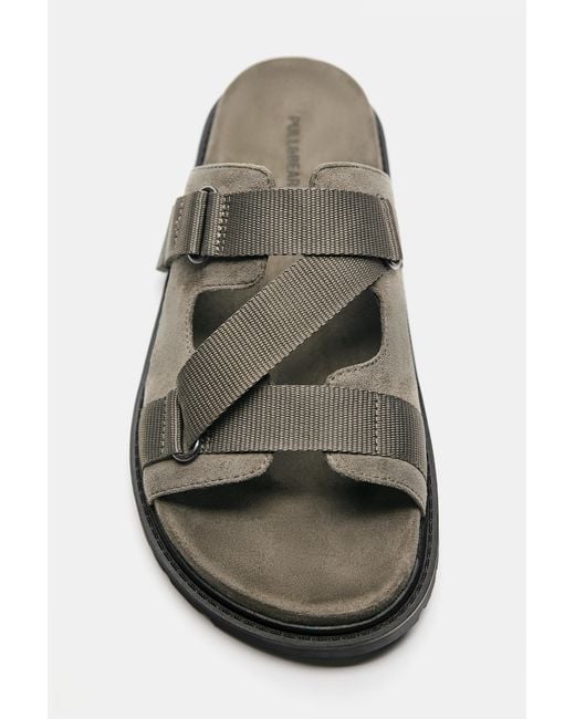 Sandales Techniques Pull&Bear pour homme en coloris Blue