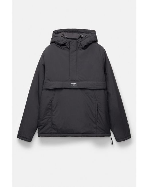 Pull&Bear Black Basic Känguru-Jacke