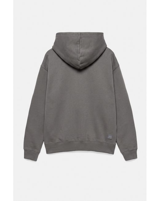 Sweat Basique À Capuche Pull&Bear pour homme en coloris Gray
