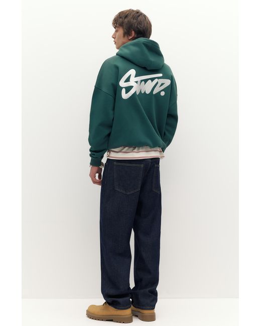 Pull&Bear Stwd Hoodie in het Green voor heren