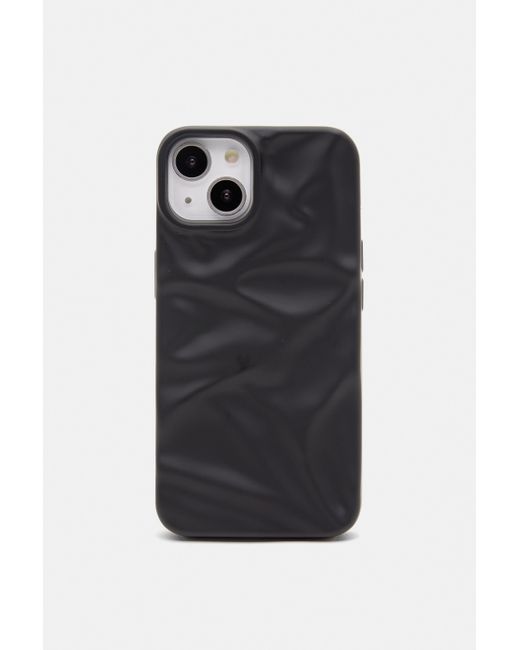 Pull&Bear Schwarze Iphone-Hülle Mit Textur in Black für Herren