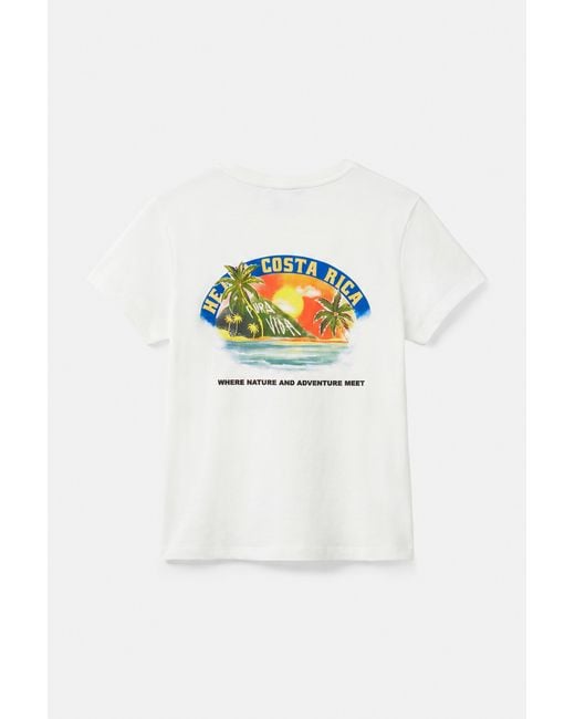 Pull&Bear Multicolor Costa Rica T-Shirt