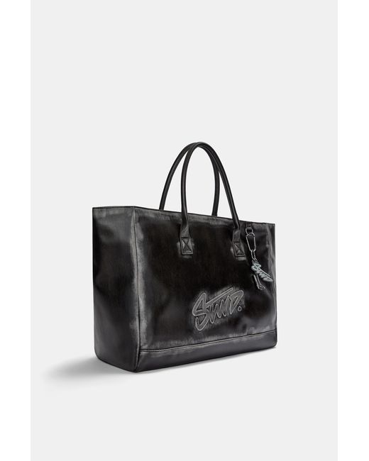 Pull&Bear Gebrauchter Stwd-Shopper in Black für Herren