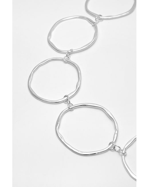 Pull&Bear Metallic Belt With Circles