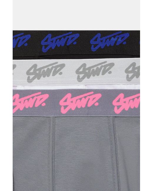 Pull&Bear Multicolor Pack Of 3 Boxers for men