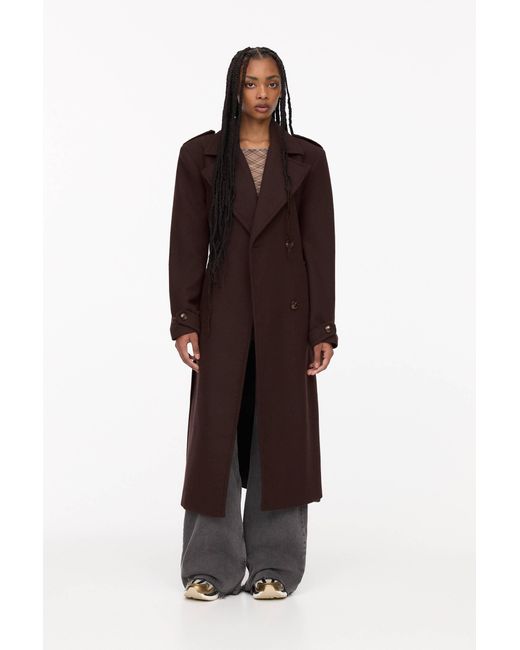 Pull&Bear Brown Trench Coat