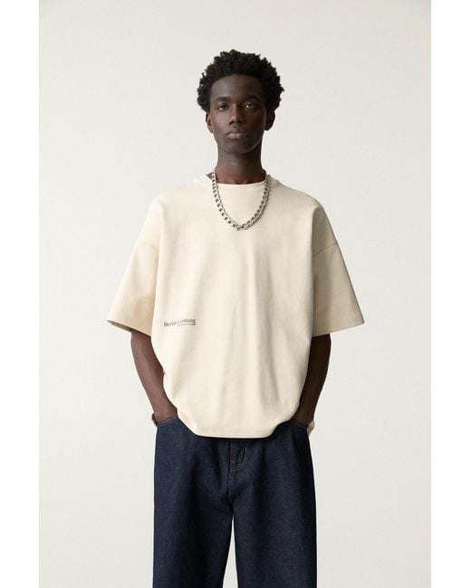 Pull&Bear Natural Berlin Leistung T-Shirt for men