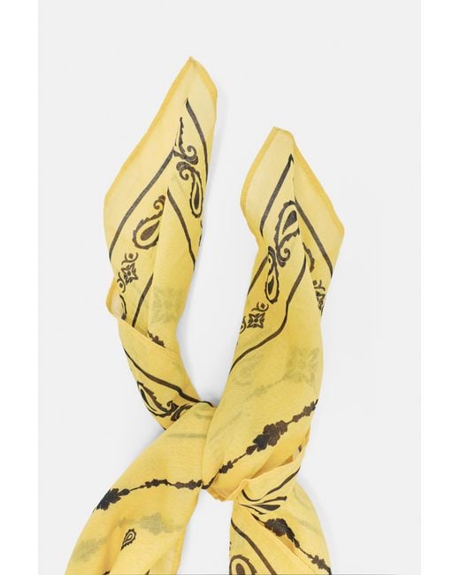 Bandana Stampata di Pull&Bear in Metallic
