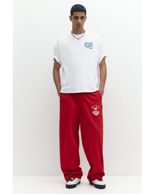 Pull&Bear Red Stwd Division T-Shirt for men