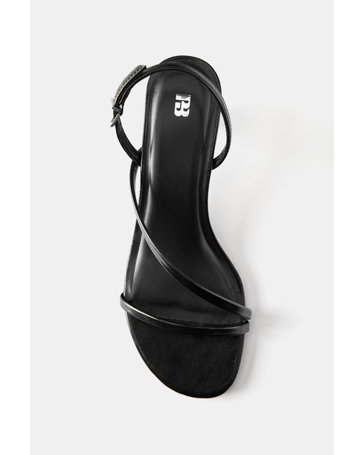 Pull&Bear White Strappy Heeled Sandals