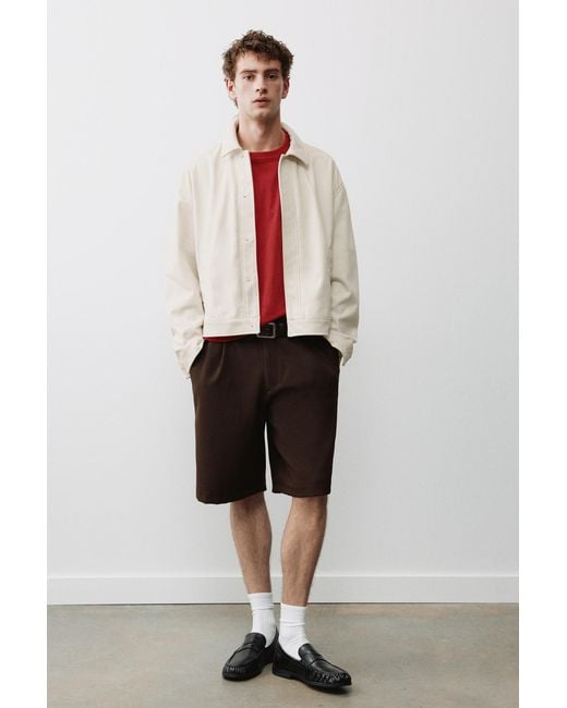 Pull&Bear Black Trucker Jacket for men