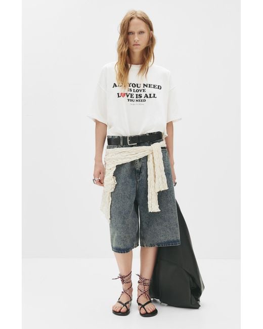 Pull&Bear White The Beatles T-Shirt
