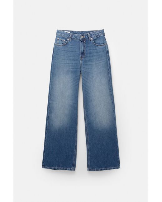 Pull&Bear Blue Oversize Baggy Jeans