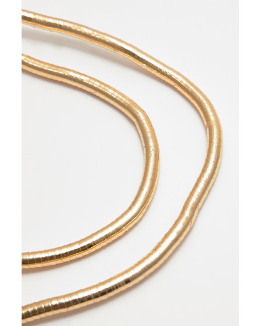 Pull&Bear White Metallic Necklace