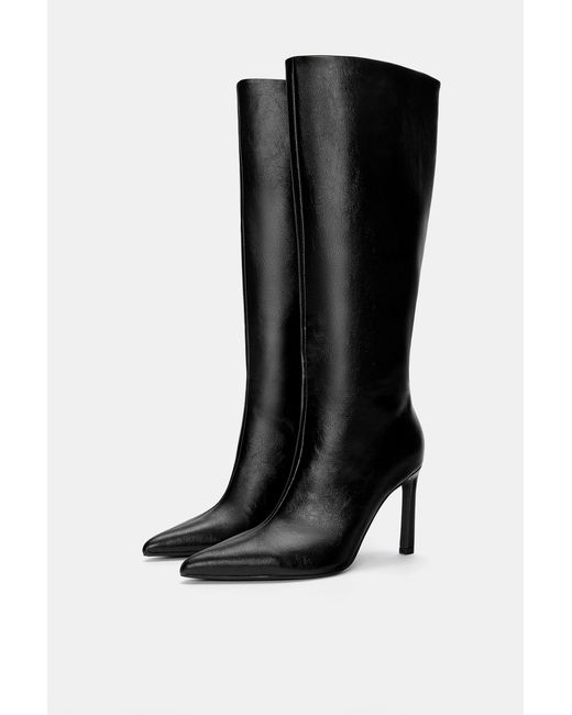 Pull&Bear Black Absatzstiefel