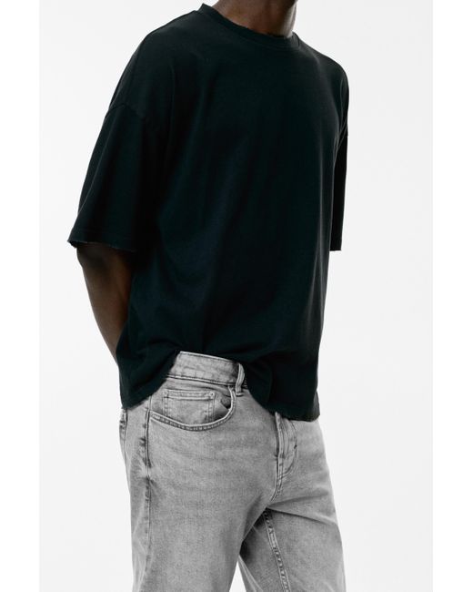 Pull&Bear Slim Jeans in het Black voor heren