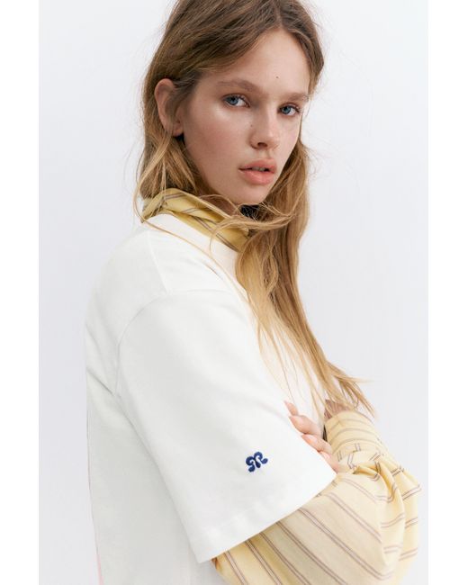 Pull&Bear White Candy Lover T-Shirt