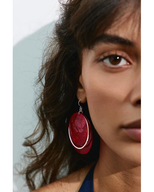 Pull&Bear Red Doppel-Ohrringe