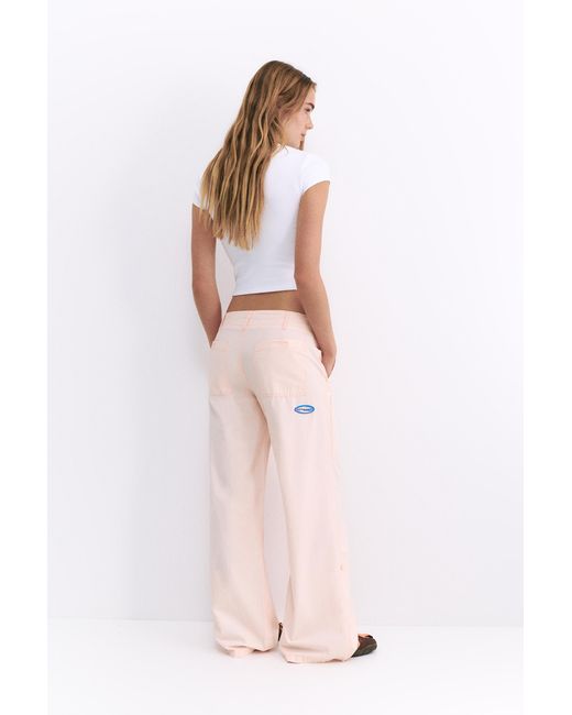 Pull&Bear Blue Pleasures X Stwd Cargo Trousers